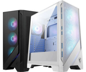 CAJA MSI MAG FORGE 320R AIRFLOW WHITE,1x2.5"+2x2.5â€/3.5â€,3x120MM+1x120MM (ARGB),2xUSB3.2,+AUDIO+MICRO,RGB,MID-TOWER(BLANCO)