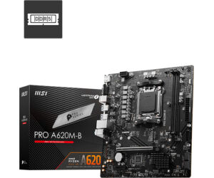 Placa Base Msi Pro A620m-b Am5 Matx 2xddr5
