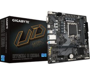 Placa Base Gigabyte B760M H DDR4 Socket 1700/ DDR4/ PCIe 4.0/ Micro ATX