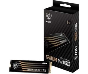 MSI SPATIUM M480 PRO PCIe 4.0 NVMe M.2 1TB PCI Express 4.0 3D NAND