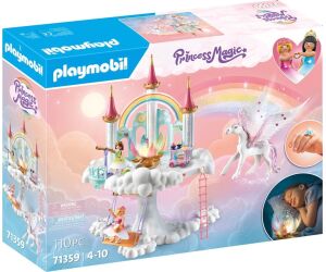 Playmobil princess magic castillo arcoiris en las nubes