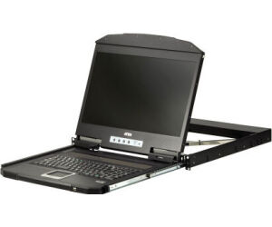 Aten CL3700NW consola de rack 47 cm (18.5") 1920 x 1080 Pixeles Metal, De plástico Negro 1U