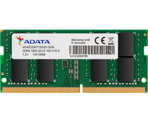 Memoria ram ddr4 8gb adata sodimm 3200 mhz