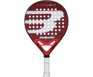 Pala de Pádel Bullpadel Flow Light 25/ Blanca y Roja