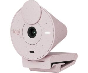Webcam logitech brio 300 rosado full hd - usb tipo c