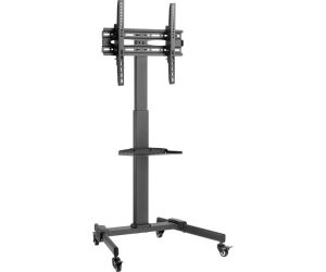 Soporte de Suelo Orientable/ Inclinable con Ruedas Fonestar STS-4244N para TV de 32-65"/ hasta 35kg