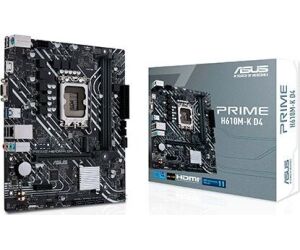 ASUS Placa Base PRIME H610M-K D4  mATX LGA1700