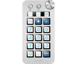 Control Deck Mars Gaming MSD-NEO/ 15 Teclas LCD/ 1 Rueda/ 2 Botones/ Blanco