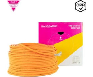 Nanocable Cable Red CAT7 CPR LSZH AWG23 100M