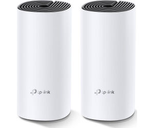 TP-LINK Deco M4(2-pack) router inalÃ¡mbrico Doble banda (2,4 GHz / 5 GHz) Gigabit Ethernet Negro, Blanco
