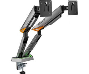 Soporte Aisens Mesa Rgb Gaming Contrapeso Monitor (3 Piv 2 Brazos) 17-38