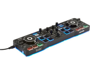 Hercules Starlight Mesa de mezclas con opción de realizar scratch conectando un CDJ 2 canales Negro