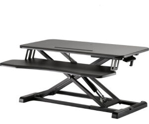 Mesa Ewent De Trabajo Sit Stand De Altura Regulable Con Bandeja Para Teclado