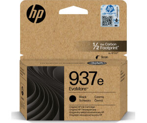 HP Cartucho de Tinta Original EvoMore 937e negra