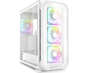 Caja Gaming Atx Sharkoon Ak5g Rgb 4xvent 120mm 3xusb Sn Fuente Blanco