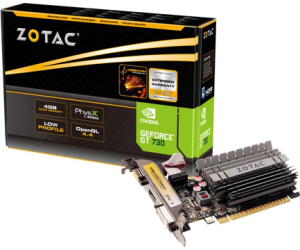 Zotac ZT-71115-20L tarjeta grÃ¡fica NVIDIA GeForce GT 730 4 GB GDDR3