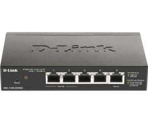 Switch Gestionable D-Link DGS-1100-05PDV2 5 Puertos/ RJ-45 10/100/1000 PoE