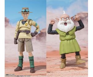 Pack 2 figuras tamashii nations sand land sh figuarts rao & thief 15 & 11cm