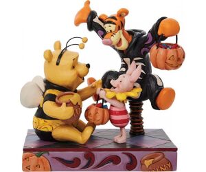 Figura decorativa enesco disney winnie the pooh y amigos halloween