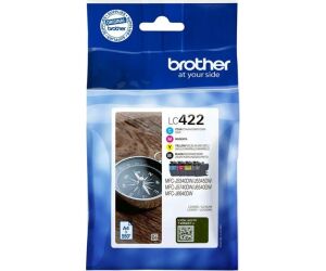 Multipack 4 Cartuchos Tinta Lc422 Bk/c/m/y Brother