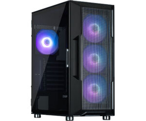 Caja Zalman I3 Neo Argb Atx 4xvent 120mm 2xusb 3.0 Negro S/n Fuente
