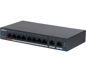 (dh-cs4010-8et-110) Dahua Switch 10 Puertos Cloud Management 8 Poe