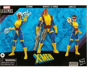 Figuras hasbro marvel legends series xmen 60 anv marvels forge - storm - jubilee