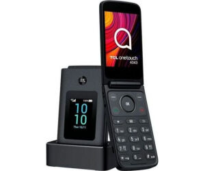 Teléfono Móvil TCL One Touch 4043D para Personas Mayores/ 4G/ Gris Oscuro