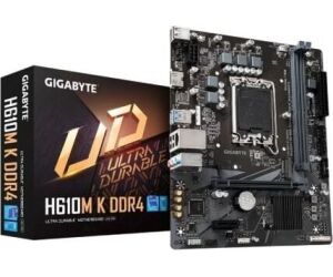 Placa Base Gigabyte H610M K DDR4 Socket 1700/ DDR4/ PCIe 4.0/ Micro ATX