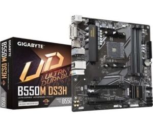 Placa Base Gigabyte B550M DS3H Socket AM4/ Micro ATX