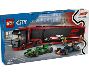 Lego city formula 1 camión con coches de f1 rb20 y amr24