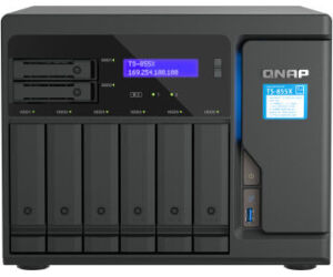 QNAP TS-855X SAN Torre Ethernet Negro C5125