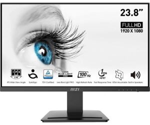 MSI MP243X Monitor 23.8" IPS FHD 100hz HDMI DP MM