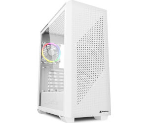 Caja Midi Atx Sharkoon Vs9 Rgb Blanca 2 Usb-a 3xvent 120mm S/fuente Blanco
