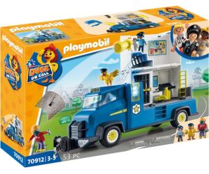 Playmobil duck on call camion de policia