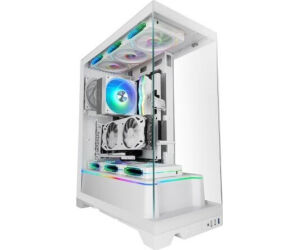 Caja Gaming Semitorre Mars Gaming MC-PRISMA/ Blanca