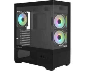 Caja Zalman Chronix Atx 3 Xvent 120mm Argb 1xusb 3.0 Negro S/n Fuente