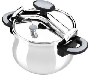 Olla a Presión Bra New Star A185501/ Ø22cm/ 4.5L/ Acero Inoxidable/ Apta para Inducción
