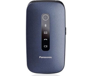 Teléfono Móvil Panasonic KX-TU550 para Personas Mayores/ Azul