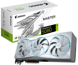 Tarjeta Gráfica Gigabyte AORUS GeForce RTX 5080 MASTER ICE 16G/ 16GB GDDR7