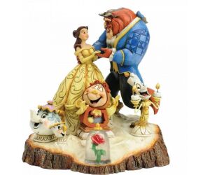 Figura enesco disney la bella y la bestia by heart