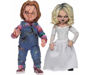 Pack 2 figuras neca terror chucky la novia de chucky ultimate chucky & tiffany