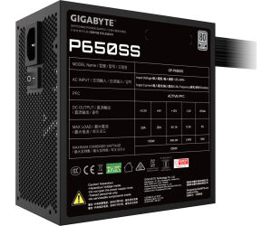 Gigabyte Fuente Alim. P650ss 80 Plus Silver