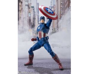 Figura tamashi nations marvel avengers capitan america edition assemble 15 cm sh figuarts