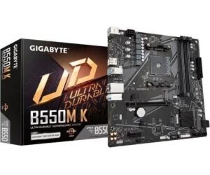 Placa Base Gigabyte B550M K Socket AM4/ DDR4/ PCIe 4.0/ Micro ATX