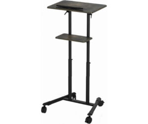 Pupitre De Conferencia Movil Gembird Con Ruedas Pivotantes Negro