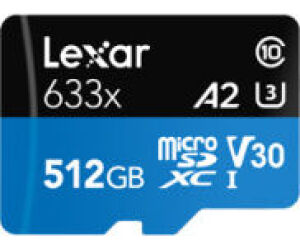 Lexar 633x 512 GB MicroSDXC UHS-I Clase 10