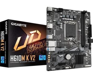 Placa base gigabyte h610m k v2 matx lga 1700 - 2x ddr5 - 2x sata 6gb - s