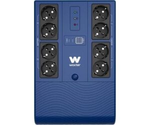 SAI Línea Interactiva Woxter Multibase UPS 800 VA/ 800VA-480W/ 8 Salidas/ Formato Torre