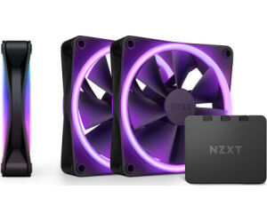 NZXT F120 RGB DUO Triple Pack Carcasa del ordenador Ventilador 12 cm Negro 3 pieza(s)